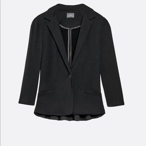 M&S Kristah Ruffle Knit Blazer